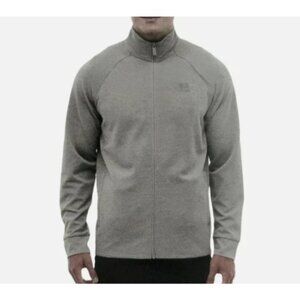 NEW Bench Urbanwear Men's L Moisture Wicking Full Zip Jacket Light Gray